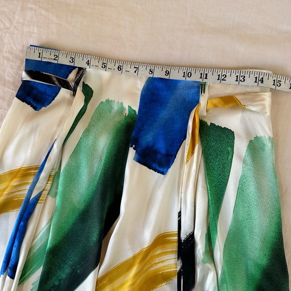 We are LEONE Brush Stroke Luke Silk Pants Size Medium - Picture 11 of 13